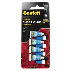 Super Glue Liquid, Single Use, Pack of 4