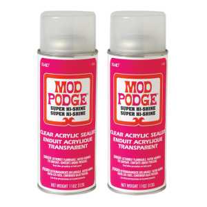 Acrylic Aerosol Sealer, 11oz., Super High Shine, Pack of 2