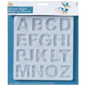 Silicone Resin Mold, Alphabet