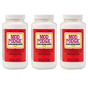 Decoupage Glue, Gloss, 16oz., Pack of 3