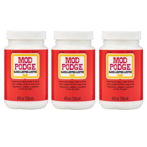 Decoupage Glue, Gloss, 8oz., Pack of 3