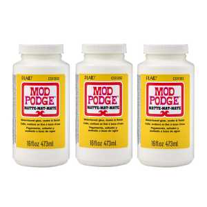 Decoupage Glue, Matte 16oz., Pack of 3