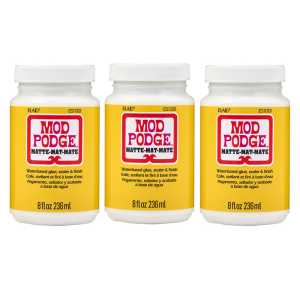 Decoupage Glue, Matte 8oz., Pack of 3