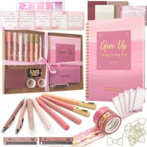 Bible Journaling Kit, Pink Theme, 21 Pieces