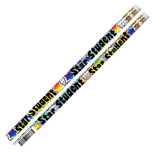 Star Student Motivational Pencil, Pack of 12