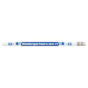 Kindergartners Are #1 Motivational Pencils, 12 Per Pack, 12 Packs