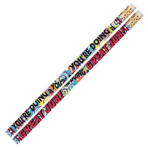 You're Doing A Great Job Motivational Pencils, 12 Per Pack, 12 Packs
