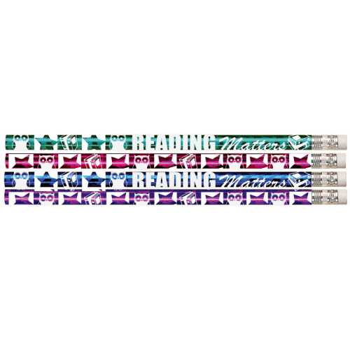 Reading Matters Pencil, Pack of 12