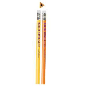 Finger Fitter Pencils with Eraser, 12 Per Pack, 3 Packs