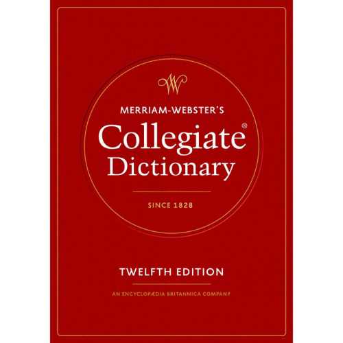 Collegiate Dictionary, 12th Edition, Hardcover (2025)