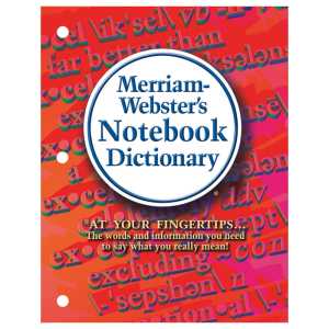 Notebook Dictionary
