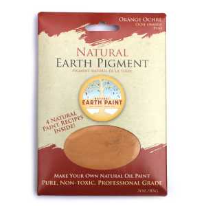 Earth & Mineral Pigment, Orange Ochre, 3 oz