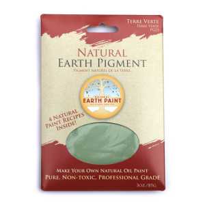 Earth & Mineral Pigment, Terre Verte, 3 oz