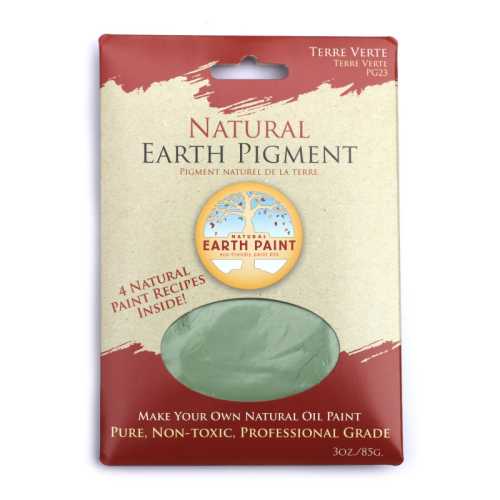 Earth & Mineral Pigment, Terre Verte, 3 oz