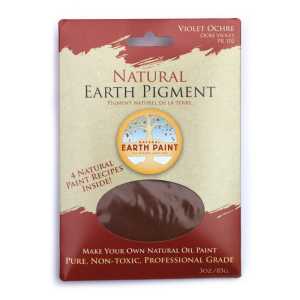 Earth & Mineral Pigment, Violet Ochre, 3 oz