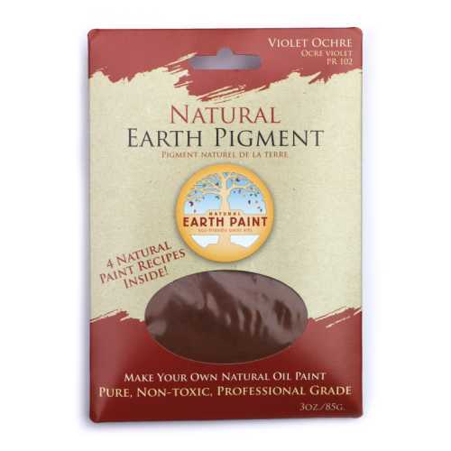 Earth & Mineral Pigment, Violet Ochre, 3 oz