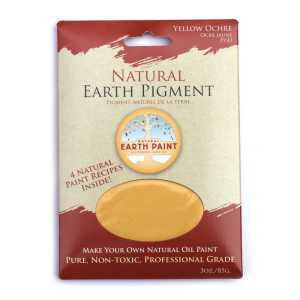 Earth & Mineral Pigment, Yellow Ochre, 3 oz