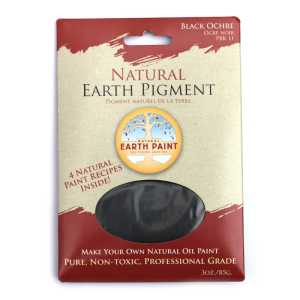 Earth & Mineral Pigment, Black Ochre, 3 oz