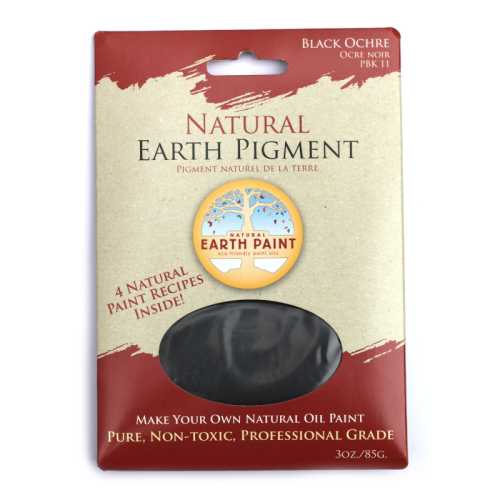 Earth & Mineral Pigment, Black Ochre, 3 oz