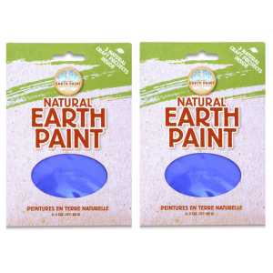 2-Pack Natural Earth Paint Powder, Blue, 3 oz