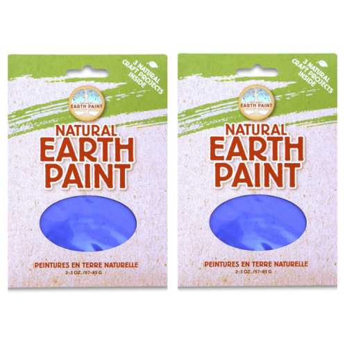 2-Pack Natural Earth Paint Powder, Blue, 3 oz