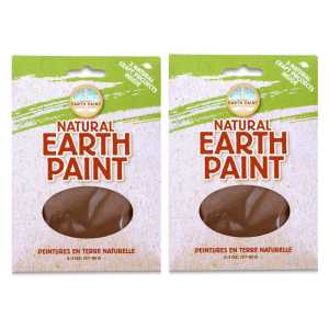 2-Pack Natural Earth Paint Powder, Brown, 3 oz