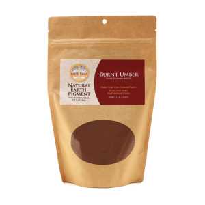 Earth & Mineral Pigments, Burnt Umber, 1 lb