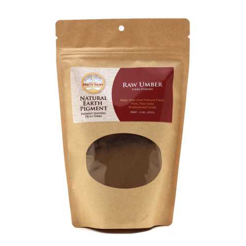 Earth & Mineral Pigments, Raw Umber, 1 lb