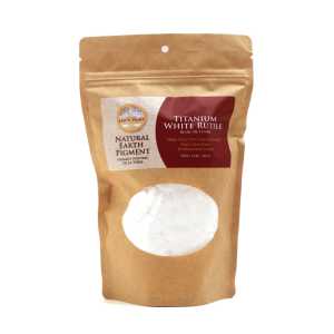 Earth & Mineral Pigments, Titanium White Rutile, 1 lb