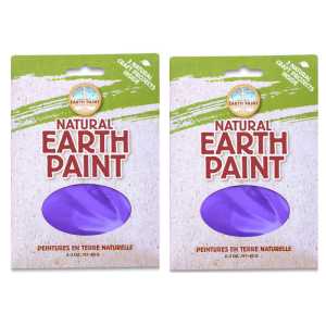 2-Pack Natural Earth Paint Powder, Purple, 3 oz