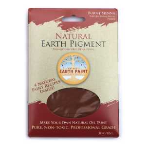 Earth & Mineral Pigment, Burnt Sienna, 3 oz