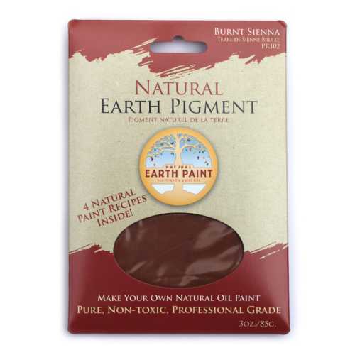 Earth & Mineral Pigment, Burnt Sienna, 3 oz