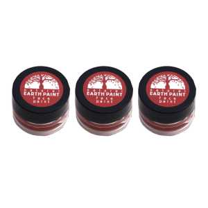 3-Pack Natural Face Paint, Red, 0.4 oz