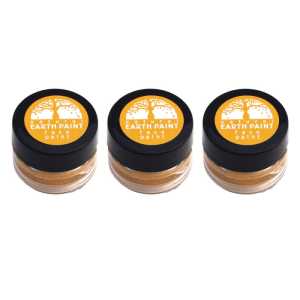 3-Pack Natural Face Paint, Yellow, 0.4 oz