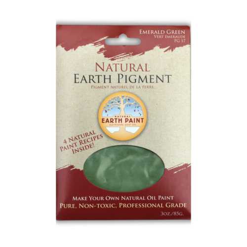 Earth & Mineral Pigment, Emerald Green, 3 oz