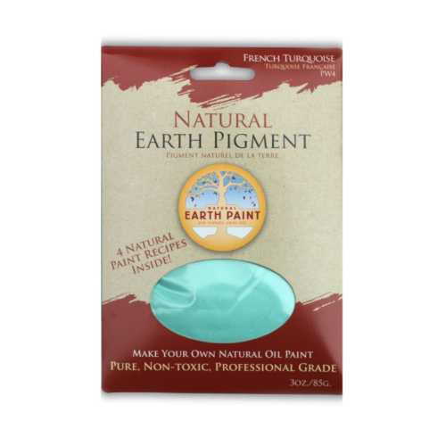 Earth & Mineral Pigment, French Turquoise, 3 oz