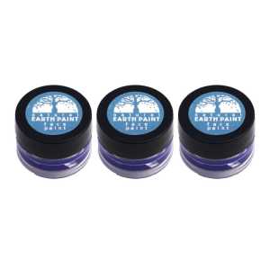 3-Pack Natural Face Paint, Blue, 0.4 oz