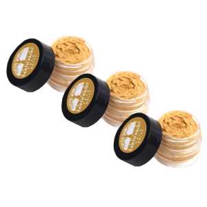 3-Pack Natural Face Paint, Gold, 0.4 oz