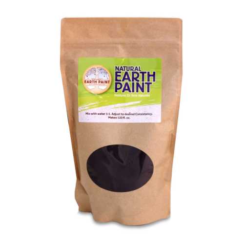 Natural Earth Paint Powder, Black, 1 qt