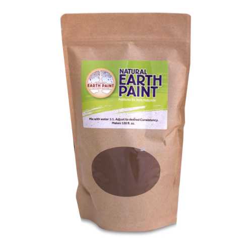 Natural Earth Paint Powder, Brown, 1 qt
