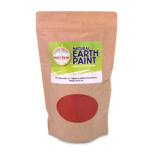 Natural Earth Paint Powder, Red, 1 qt