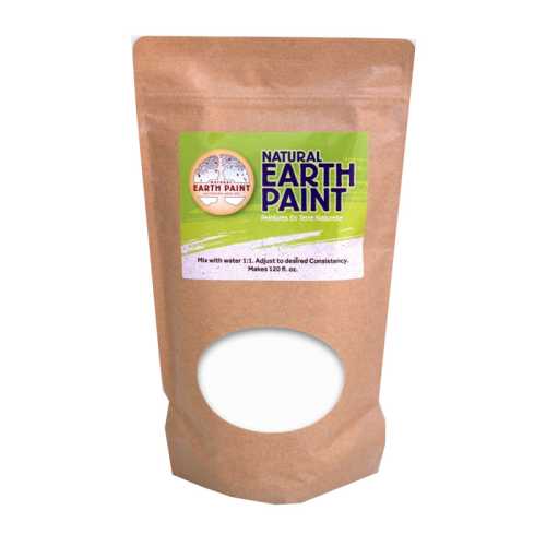 Natural Earth Paint Powder, White, 1 qt