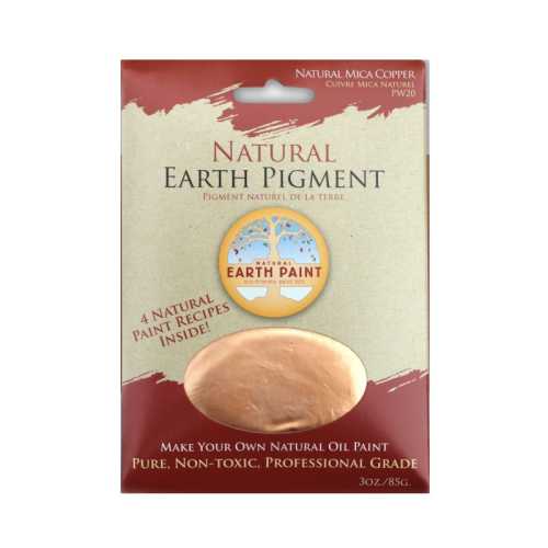 Earth & Mineral Pigment, Natural Copper Mica, 3 oz