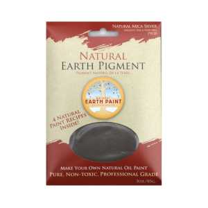 Earth & Mineral Pigment, Natural Silver Mica, 3 oz