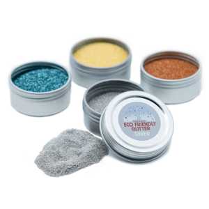 Eco-Friendly Cosmetic Glitter, Assorted Colors, Set of 4