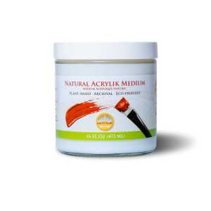 Natural Acrylik Medium, 16 oz Glass Jar