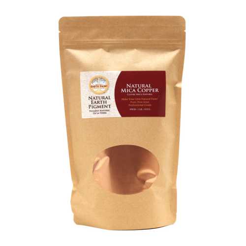 Earth & Mineral Pigments, Natural Mica Copper, 1 lb