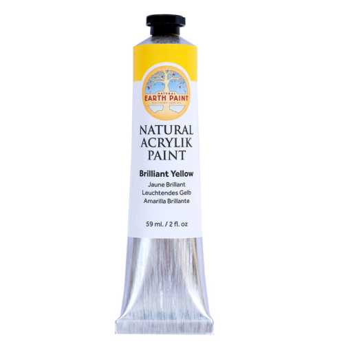 Natural Acrylik Paint, Brilliant Yellow, 2 oz