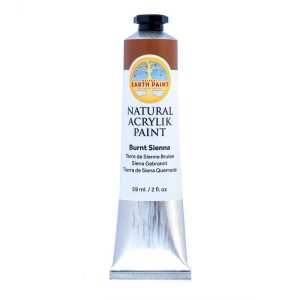 Natural Acrylik Paint, Burnt Sienna, 2 oz