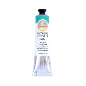 Natural Acrylik Paint, French Turquoise, 2 oz
